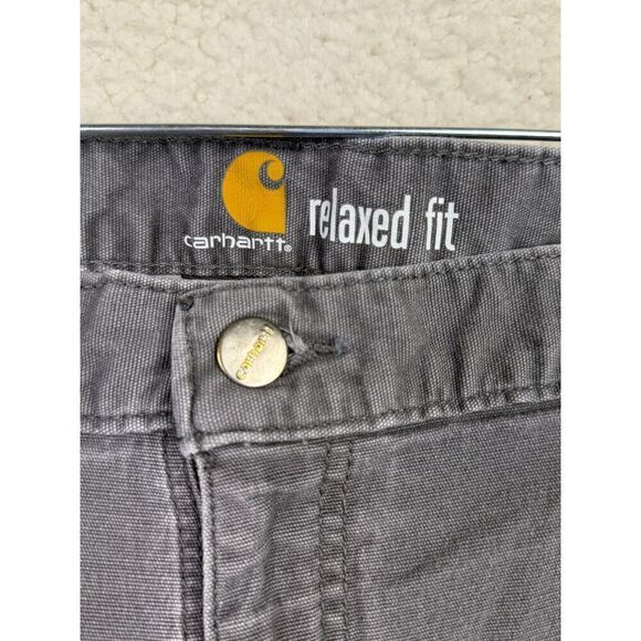 Carhartt Vintage Men's Relaxed Fit Work Gray Pants Size 40 x 30 - Picture 3 of 8